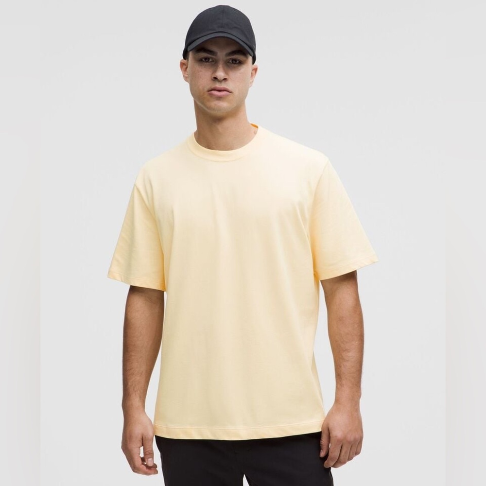 Lululemon Men’s Heavyweight Cotton Jersey T-Shirt Large Butter Cream